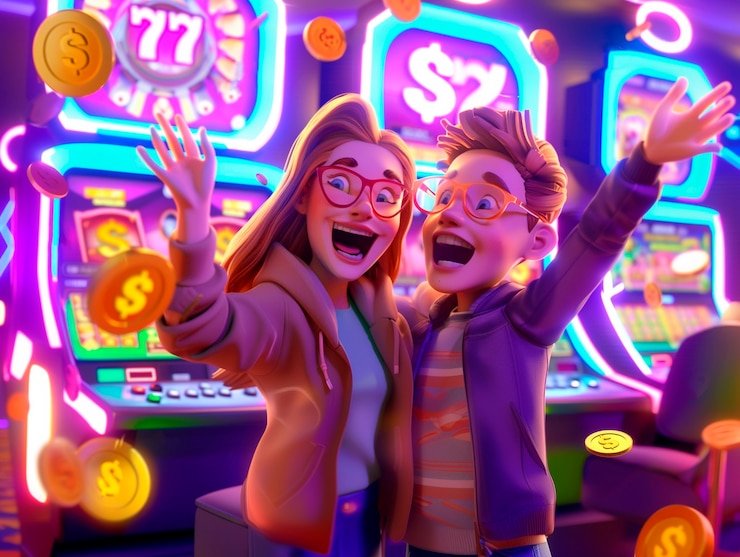 Dealer Caribbean Stud Poker di studio licin 4d membagikan kartu dengan kamera beresolusi tinggi
